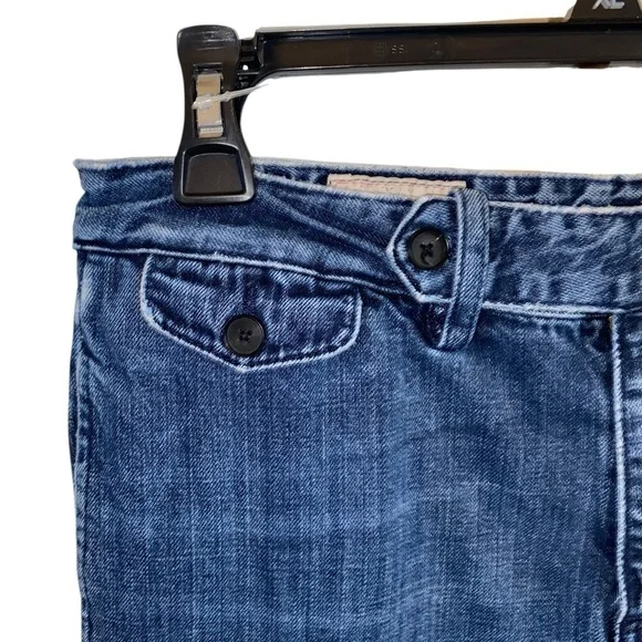 Vintage Polo Ralph Lauren Blue Wide Flare Jeans coastal cowgirl boho Western - Picture 4 of 9